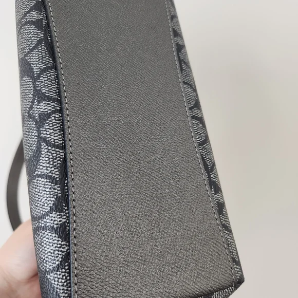 Coach Black and Silver Crossbody Bag - Picture 5 of 7